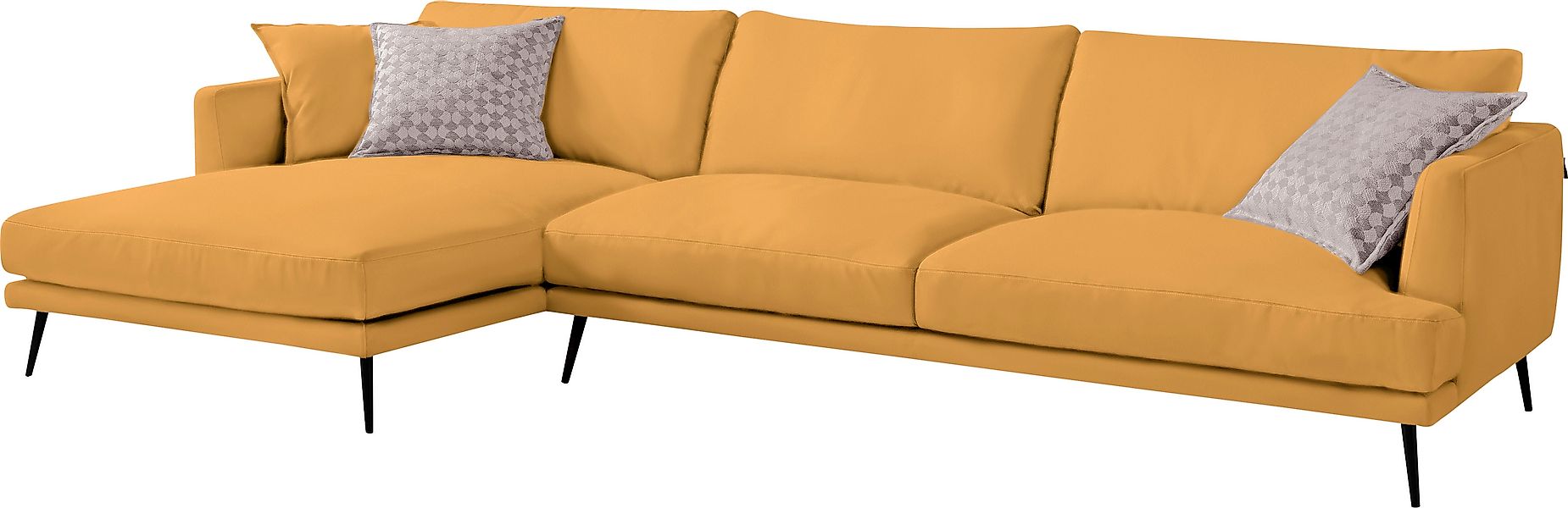 Egoitaliano Ecksofa »Sophia, Designsofa mit extrakomfortablem Sitzkomfort, günstig online kaufen