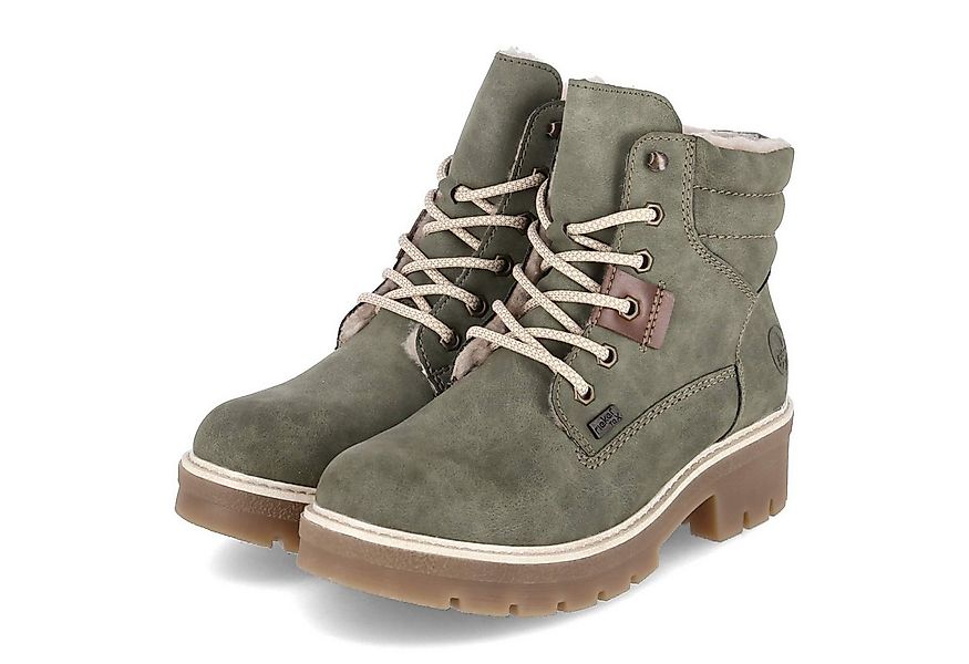 Rieker Rieker Y8120-54 Damen Synthetik grün Winterstiefel günstig online kaufen