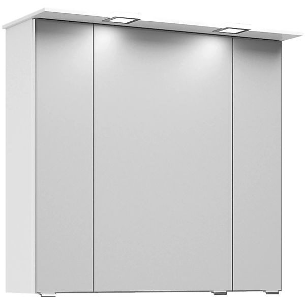 Pelipal Spiegelschrank Trentino Weiß Glänzend 75 cm mit Softclose Türen günstig online kaufen
