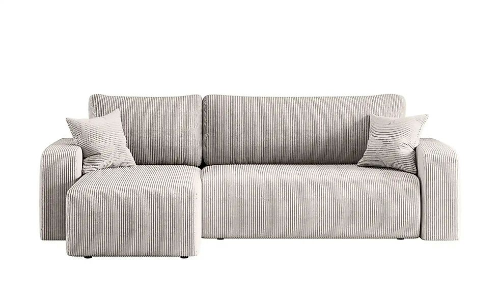 Ecksofa mit Schlaffunktion Pianio ¦ beige ¦ Maße (cm): B: 244 H: 82 Polster günstig online kaufen