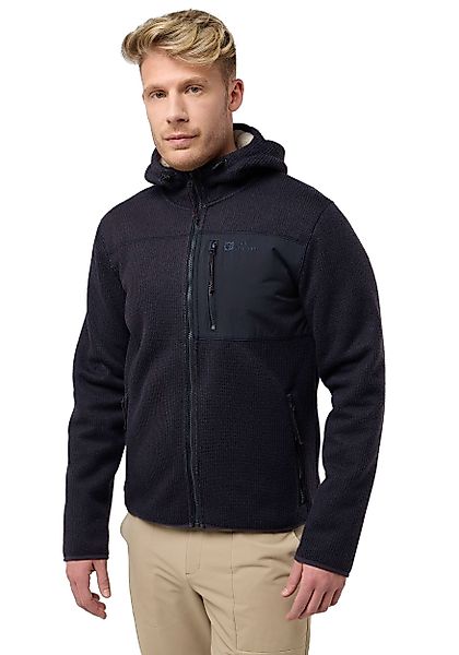 Jack Wolfskin Strickfleecejacke "KAMINFEUER" mitKapuze Wärmend, atmungsakti günstig online kaufen