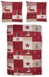 Home affaire Bettwäsche "Nicholas" 2 Stk. tlg. Weihnachtsbettwäsche, Winter günstig online kaufen