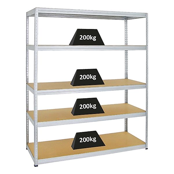 PROREGAL® Schwerlastregal Lagerregal Steckregal ELEPHANT 180x150x60cm günstig online kaufen