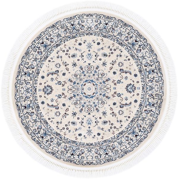 carpetfine Teppich "Nain Diane" rund 8 mm Höhe Kurzflorteppich, Orient Look günstig online kaufen