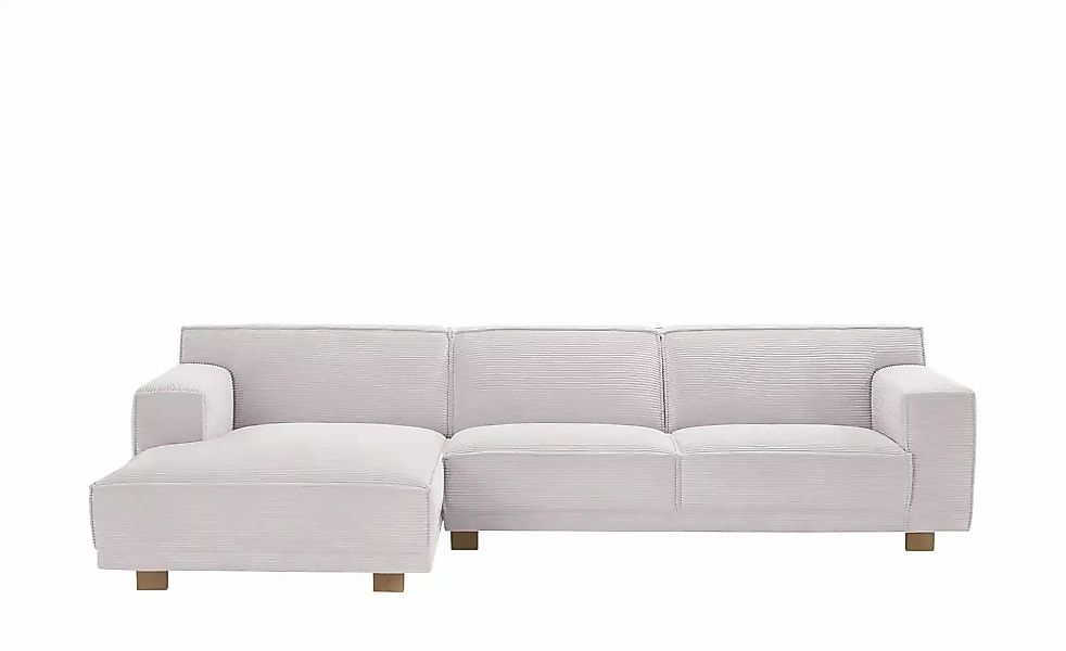 SOHO Ecksofa Cord Weiß Trenisha ¦ weiß ¦ Maße (cm): B: 301 H: 74 T: 160.0 P günstig online kaufen