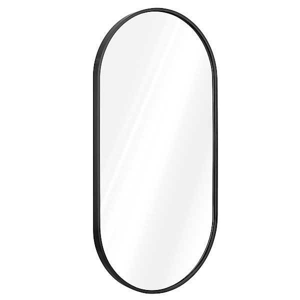 Navaris Wandspiegel Wandspiegel oval mit Rahmen günstig online kaufen