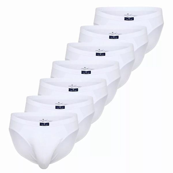 TOM TAILOR Herren Slips, 7er Pack - Mini-Slip, Briefs, Pure Cotton, Jersey, günstig online kaufen