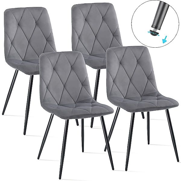 LOVONLIVE Esszimmerstuhl 4er Set Polsterstühle mit günstig online kaufen
