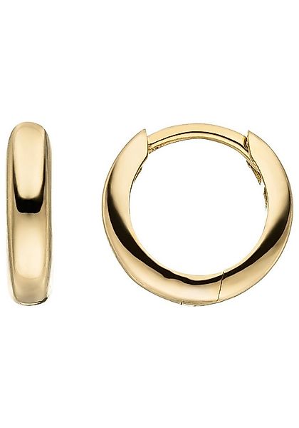 JOBO Paar Creolen rund Ohrringe 11 mm, 8 Karat 333 Gold günstig online kaufen