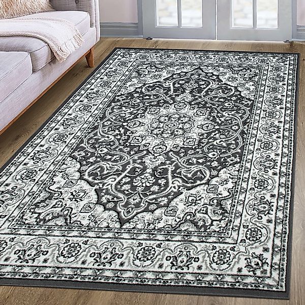 OTTO home Teppich "Miane, Orient-Design, kurzflor" rechteckig 8 mm Höhe wei günstig online kaufen