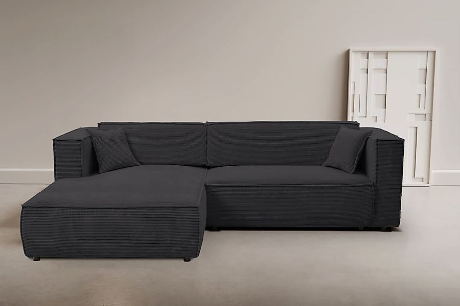 WERK2 Ecksofa "Atlanta-New, modernes Design, Stellmaße 295x182 cm, L-Form, günstig online kaufen