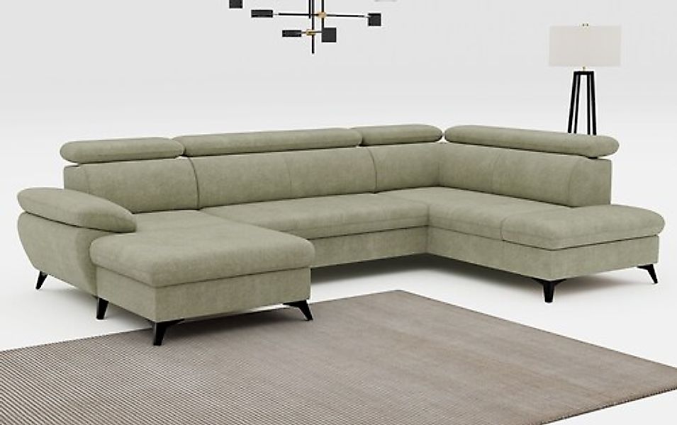 COTTA Wohnlandschaft »Hudson U-Form«, mit Kopfteilverstellung, wahlweise mi günstig online kaufen