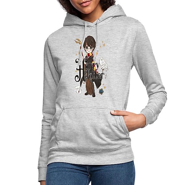 Spreadshirt Hoodie Harry Potter Elemente Damen günstig online kaufen