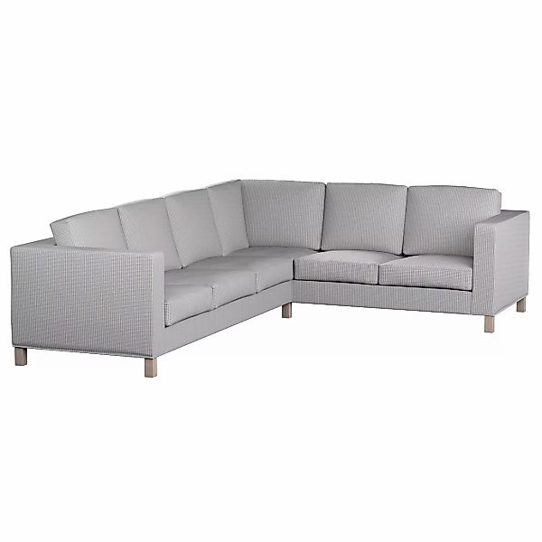 Bezug für Karlanda Sofa Ecke links, beige-blau, 36cm x 30cm x 50cm, Living günstig online kaufen