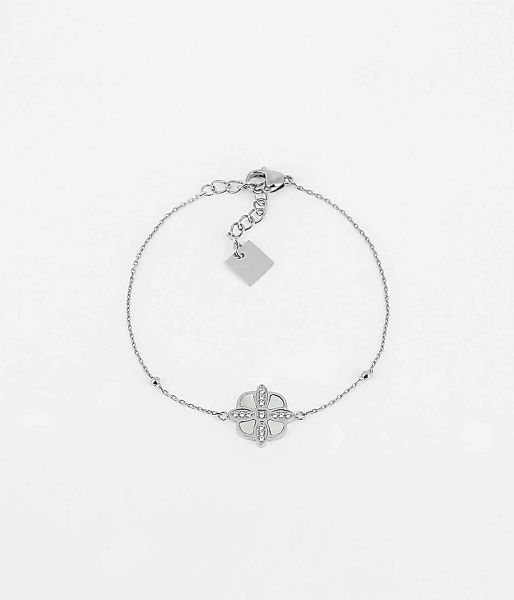 Zag Bijoux Armband Chambord silber mit Perlmutt Blume günstig online kaufen