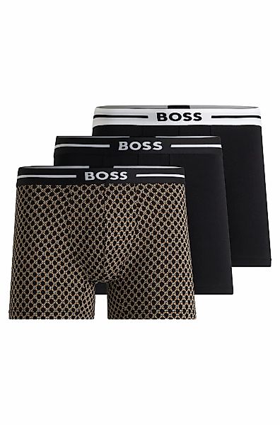 BOSS Boxer "BoxerBr 3P Bol", (Packung, 3 St.), mit BOSS Schriftzug günstig online kaufen