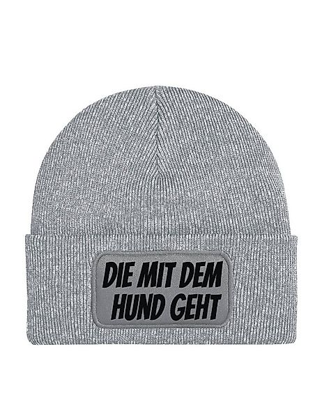 Youth Designz Beanie "DIE MIT DEM HUND GEHT" Beanie Mütze für Damen Geschen günstig online kaufen