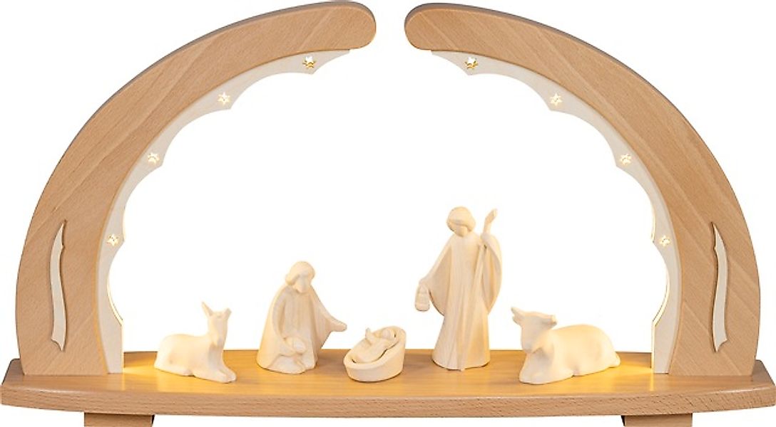 SAICO Original LED Schwibbogen »Lichterbogen, Christi Geburt mit Figurengru günstig online kaufen