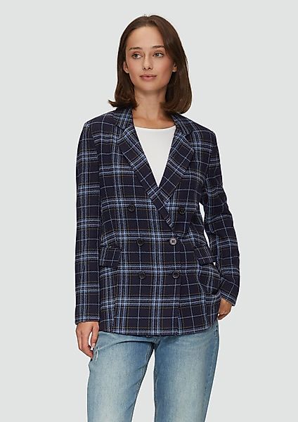 s.Oliver Jackenblazer Indoor-Blazer Langer Twillblazer mit günstig online kaufen