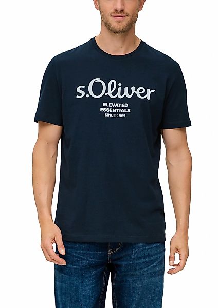 s.Oliver T-Shirt aus atmungsaktiver Baumwolle günstig online kaufen