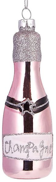 BRUBAKER Christbaumschmuck Mundgeblasene Weihnachtskugel Champagner Rosé, W günstig online kaufen
