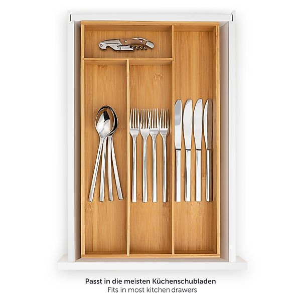 Blumtal Besteckkasten Einlagen, aus Bambus (mit günstig online kaufen