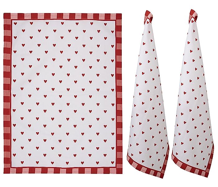 Clayre & Eef Geschirrtuch Love it, günstig online kaufen