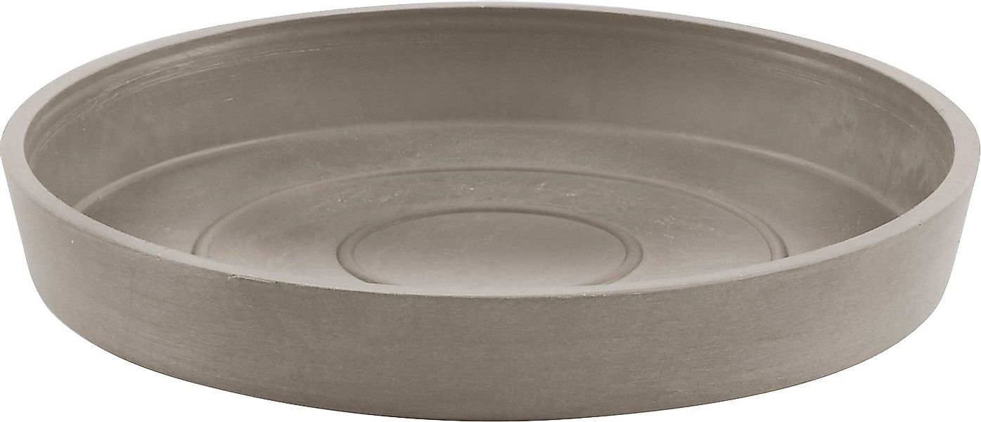 ECOPOTS Blumentopfuntersetzer ROUND SAUCER Taupe, BxTxH: günstig online kaufen