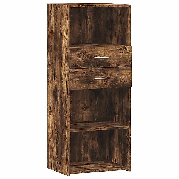 vidaXL Highboard Räuchereiche 50x42,5x124 cm Holzwerkstoff 846177 günstig online kaufen
