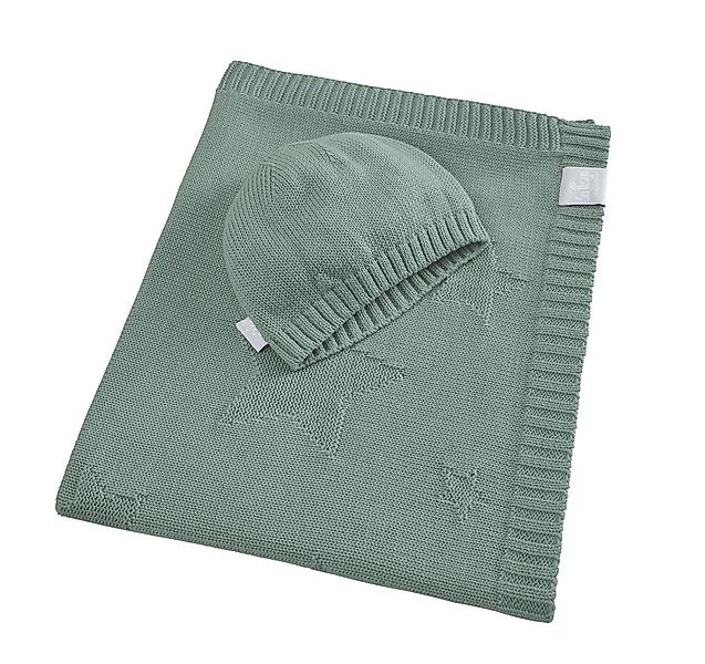 Babydecke 90x70cm - Strickdecke aus 100% günstig online kaufen