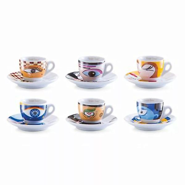 Neuetischkultur Espresso-Set 12-teilig blau günstig online kaufen