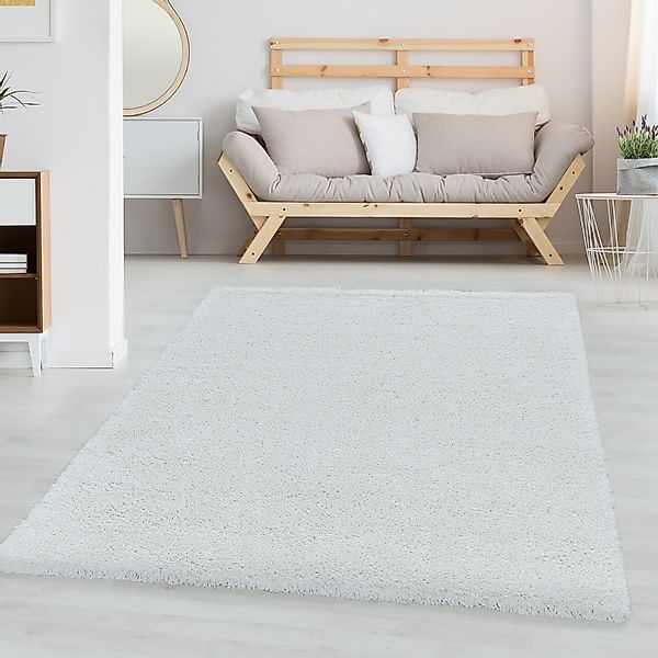 Carpettex Hochflor-Teppich Unicolor - Einfarbig, Läufer, günstig online kaufen