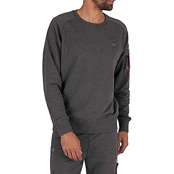 Alpha Industries X-fit Sweatshirt S Charcoal Heather günstig online kaufen