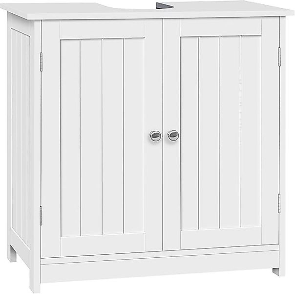 Woltu Waschbeckenunterschrank (1-St) Badezimmerschrank mit 2 Türen, 60x60x3 günstig online kaufen