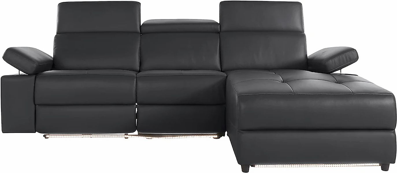 Home affaire Ecksofa "Kilado, L-Form," mit Relaxfunktion, verstellbarer Arm günstig online kaufen