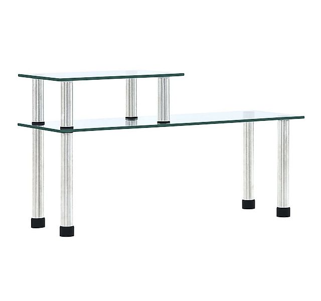 vidaXL Gewürzregal Küchenregal Transparent 45×16×26 cm Hartglas, 1-tlg. günstig online kaufen