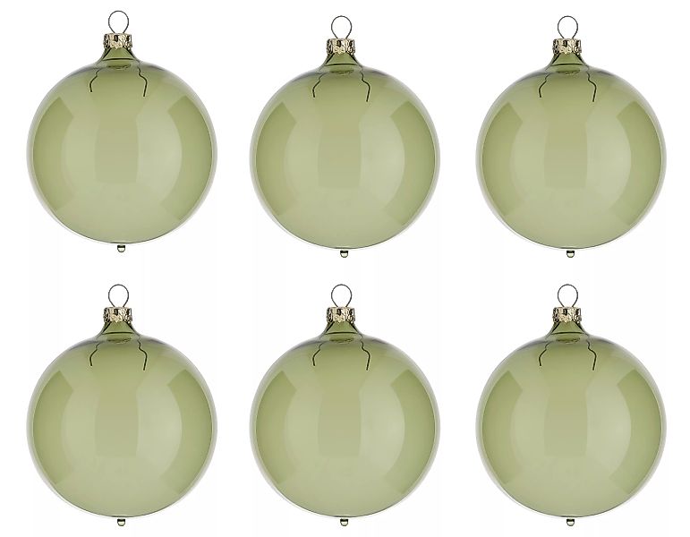 Thüringer Glasdesign Weihnachtsbaumkugel »Transparent, Weihnachtsdeko, Chri günstig online kaufen