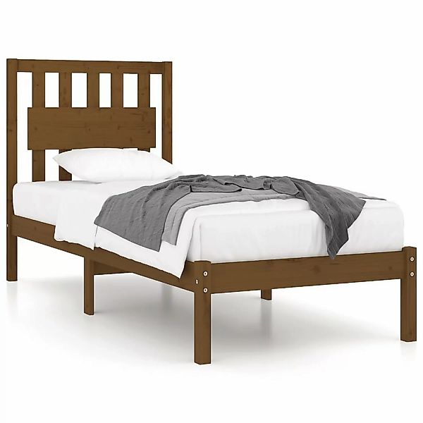 vidaXL Massivholzbett Honigbraun Kiefer 100x200 cm1118245 günstig online kaufen