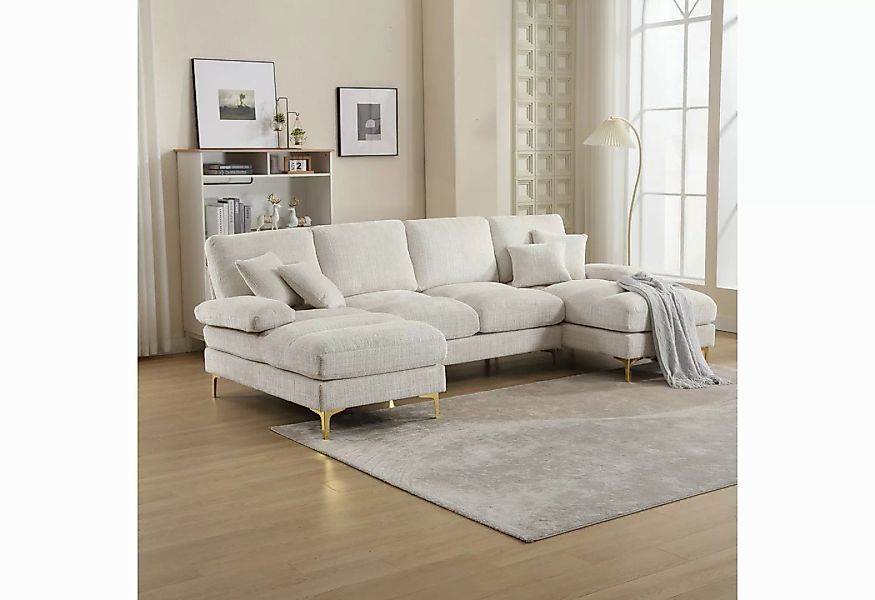 LVHOM Loungesofa 272x136x88 cm (LxBxH), frei Kombination, 4-6 Personen, (2x günstig online kaufen