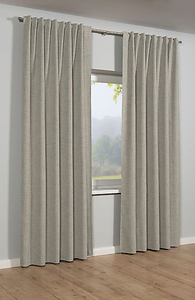 Sehlbach Gardine "Schal Blackout Struktur" Schlaufen 1 Stk. tlg. mit Gardin günstig online kaufen