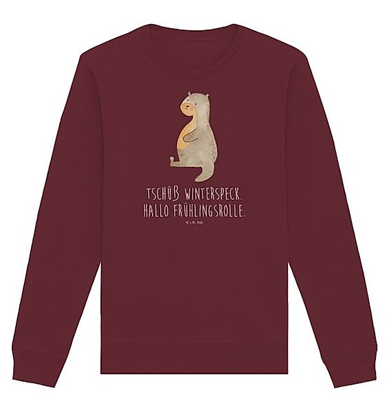 Mr. & Mrs. Panda Longpullover Größe M Otter Bauch - Burgundy - Geschenk, Pu günstig online kaufen