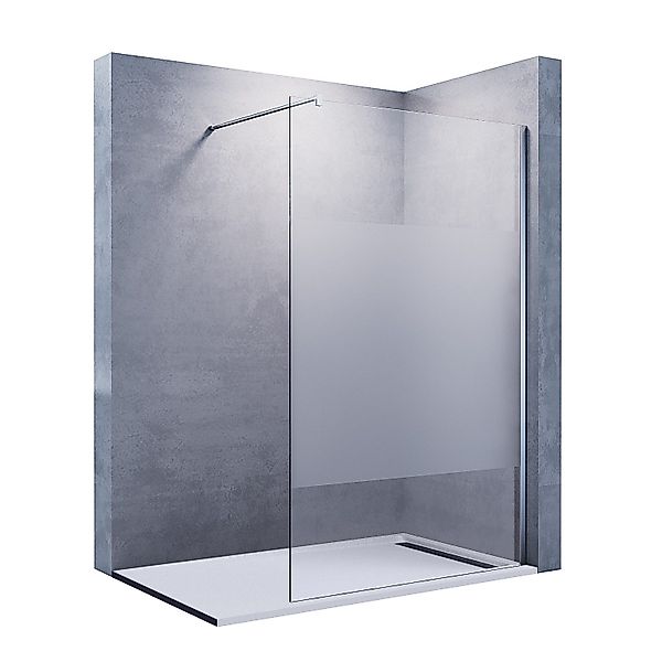 SONNI Walk-in-Dusche Walk-In Dusche,Vollsatiniert/ Teilsatiniert Glas,80-14 günstig online kaufen