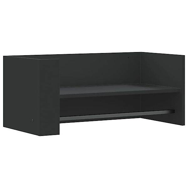 vidaXL Regal Wandregal Schwarz 70,5x35x30,5 cm günstig online kaufen