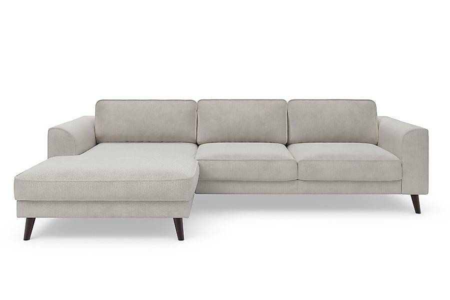TRENDMANUFAKTUR Ecksofa »Lumber Jack, elegantes Designsofa, zeitlos modern, günstig online kaufen
