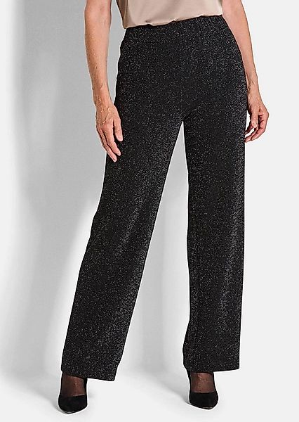 GOLDNER Schlupfhose Glänzende, weite Jerseyhose VERA Weite Hose mit elastis günstig online kaufen