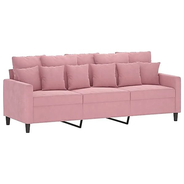 vidaXL 3-Sitzer-Sofa Rosa 180 cm Samt 359316 günstig online kaufen