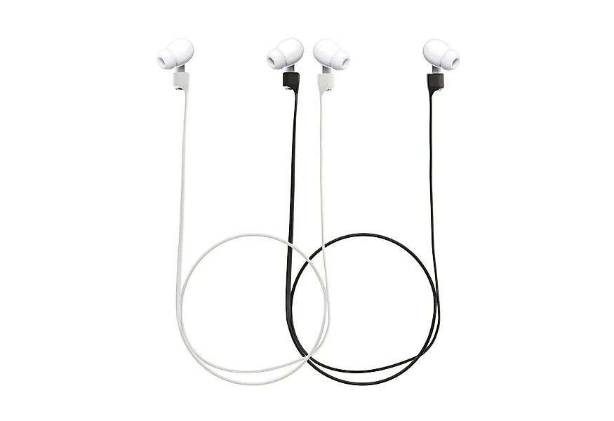 kwmobile Etui Halteband Set magnetisch für Apple Airpods 1 / 2 / 3 / Pro 1 günstig online kaufen