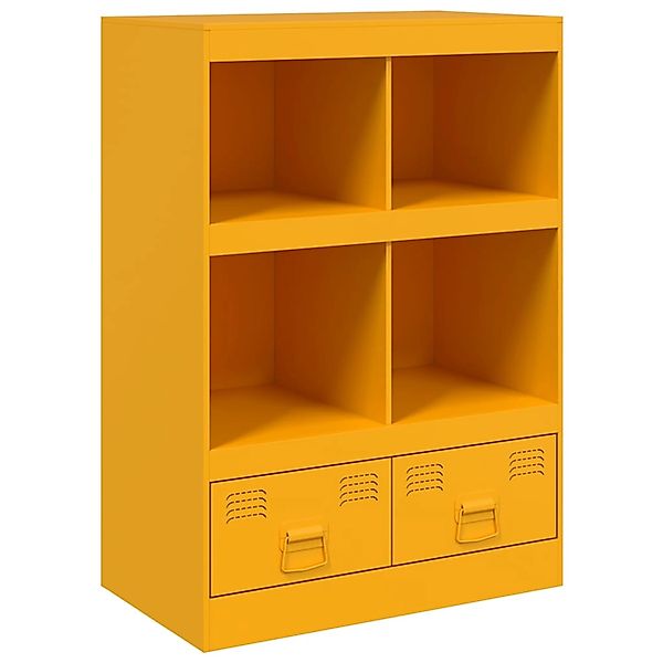 vidaXL Highboard Senfgelb 67x39x95 cm Stahl 841802 günstig online kaufen