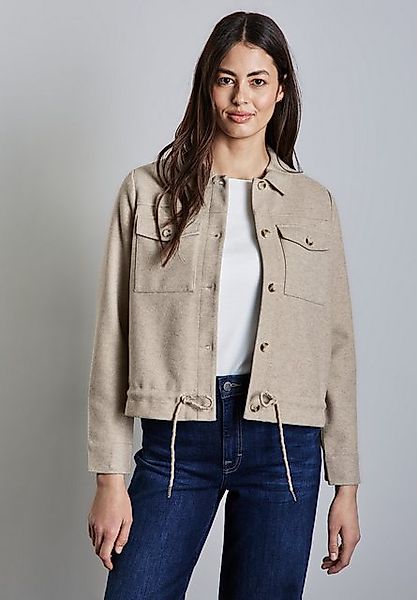STREET ONE Kurzjacke mit Tunnelzug am Saum günstig online kaufen