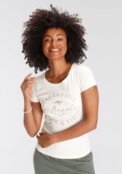 KangaROOS Print-Shirt sehr figurbetonter Schnitt, Print, günstig online kaufen